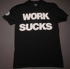 Blink-182 Shirt Mens Medium Black Work Sucks I Know Band Tee Punk Rock Tour