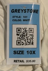 NWT Greystone Big & Tall Men’s White T-Shirt 10XL