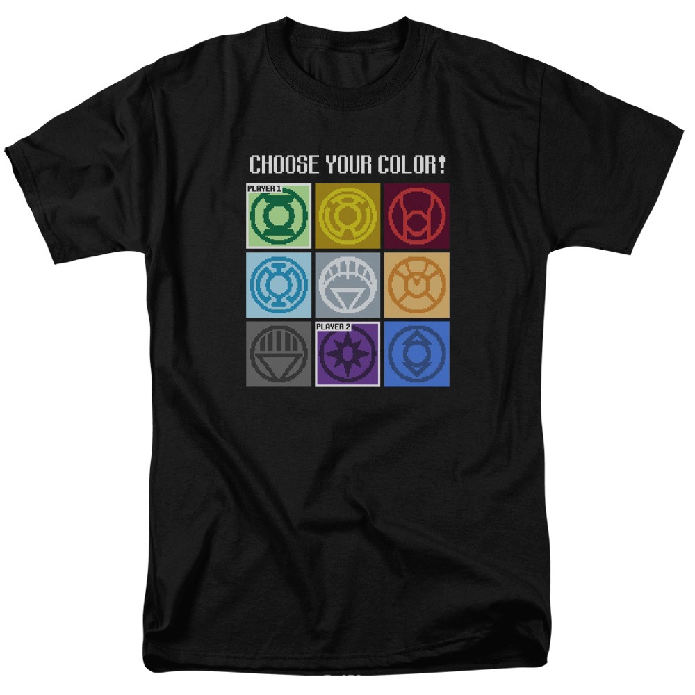 DC Comics – Originals – Green Lantern Choose Your Color – Adult T-Shirt