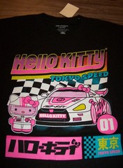 Sanrio HELLO KITTY Tokyo Speed Racing T-Shirt MENS XL NEW w/ TAG