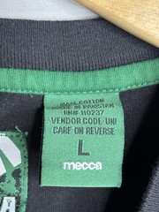 Vintage Mecca 90s T Shirt Size L LARGE Hip Hop Logo Black EUC