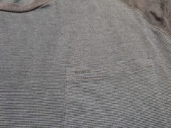 Hurley T Shirt Mens XL Blue Striped Short Sleeve Crewneck Pullover Cotton Poly