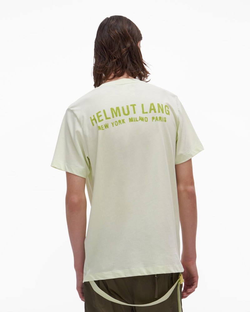 new HELMUT LANG Logo Aviator T-Shirt Sz. XXL