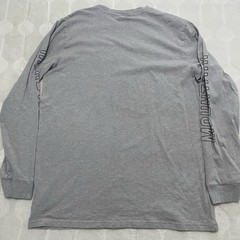 Mountain Hardwear Men’s Long Sleeve T Shirt XL Gray Base Layer Spellout Hiking
