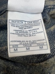Alstyle Apparel & Activewear Shirt, Men’s Size Medium, Black Bleach Wash