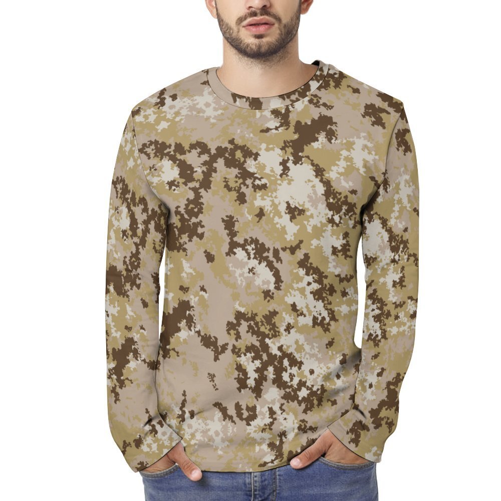 Italian Desert Vegetata v2 Camouflage long sleeve T-Shirt S to 5XL