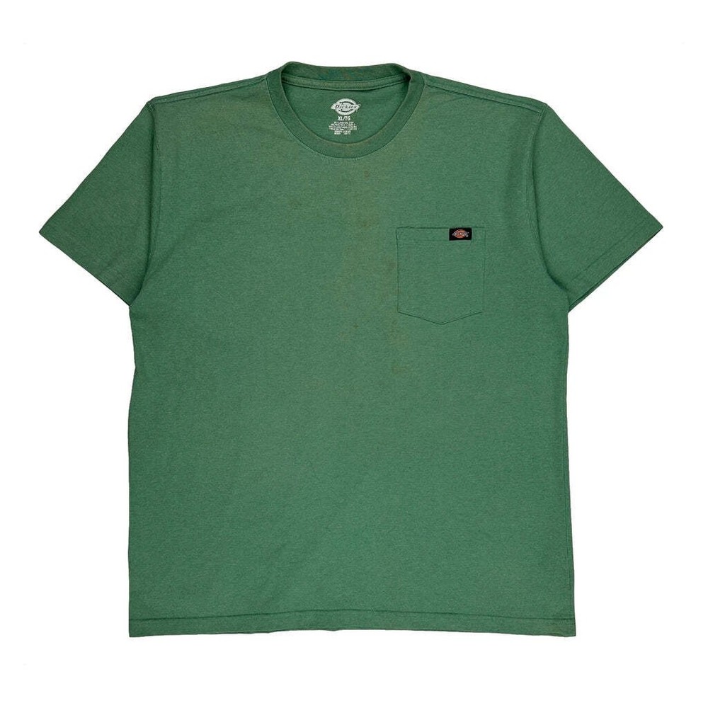 Pocket Dickies T-Shirt – XL Green Cotton Blend