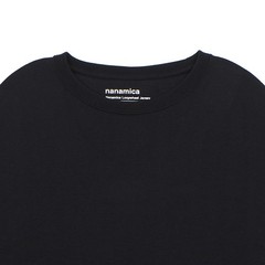 NANAMICA Short Sleeve T Shirt S25SI115E BLACK (Unisex) NEW ITEM