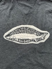 Tim Barry Leave What’s Left For Who Comes Next Fish Shirt Size XL Avail