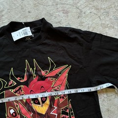 BLACK Hazbin Hotel Alastor T-Shirt Hot Topic A24 M Radio Demon Grunge NWT NEW