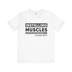 Men’s & Women’s Printed Exercise Mood T-Shirt: Short Sleeve Gym Top