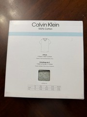 Calvin Klein Men’s Cotton Multipack V-Neck T-Shirts 3-Pack Black White Grey