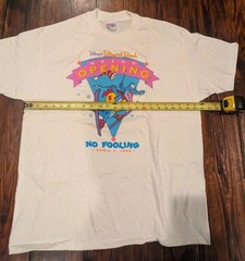 Vintage DEADSTOCK 1995 Disney Blizzard Beach Grand Opening RARE Shirt XL