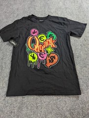Outrank T-Shirt Men’s L Black Graphic Print Money Bags NWT