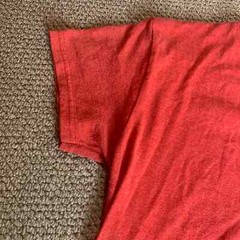 Columbia PFG Mens T Shirt Small Red Short Cap Sleeves Crew Neck Straight Hem