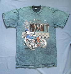 Vintage 1991 Fresno Speedway AMSA Motorcycle Race T-Shirt Single stitch