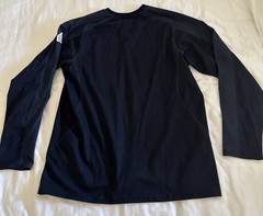 Bulwark Shirt Mens XL Black FR Flame Resistant IQ Henley Long Sleeve Pyro Safe
