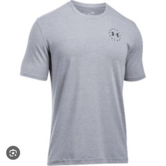 Under Armour Men UA Freedom Vintage Flag T-Shirt UA 1299257 Steel Grey 2XL NEW