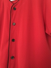 Elwood Baseball Jersey Men M Red Blank USA Made City Streetwear Modern Sports