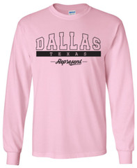 Dallas Texas State T-Shirt Long Sleeve Graphic Tees Unisex Apparel
