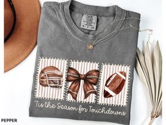 Tis the Season for Touchdowns Shirt Retro Football Game Day Unisex Fan Gift Tee