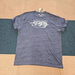 Indiapolis 500 99th Adult T-Shirt XL Blue Motor Speedway 2015 Graphic SS J8d