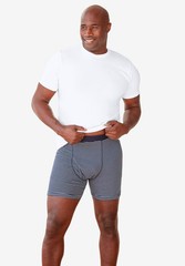 KingSize Men’s Big & Tall 3-Pack Cotton Crewneck Undershirt