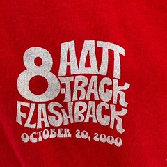 Vintage 8 Track Flashback The Pi Who Shagged Me T Shirt HANES Red Y2k Mens XL