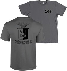 Sigma Phi Epsilon Fraternity Bella + Canvas SigEp Crest Shirt – MORE COLORS