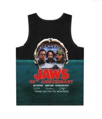 Rare Jaws The Movie TankTop Twoside Anniversary 50th Gift For Fan PP3D666