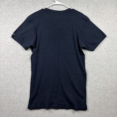 Polo Ralph Lauren Shirt Mens XL Navy Blue Ribbed Combed Cotton Short Sleeve Tee