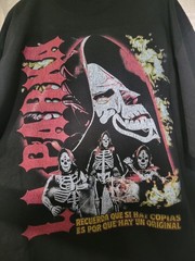 LA PARKA ON A SHAKA HEAVYWEIGHT GARMET DYED T SHIRT “MODERN”