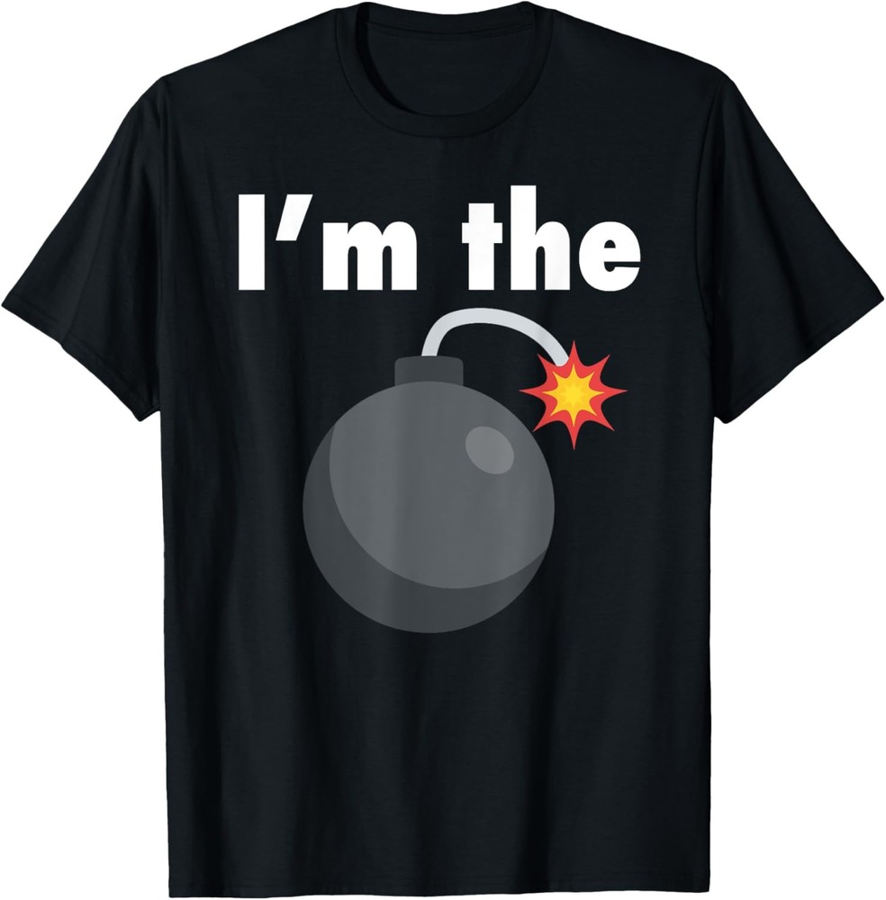Im the Bomb Symbol – Cartoon Fireworks – Novelty Grenade T-Shirt