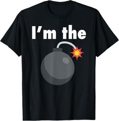 Im the Bomb Symbol – Cartoon Fireworks – Novelty Grenade T-Shirt