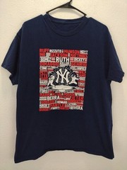Yankees Men’s New York Yankees T-Shirt Blue Medium All-Star Players