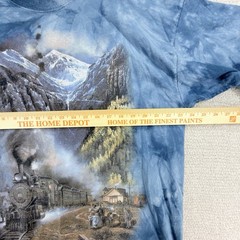Vintage 2003 The Mountain T-Shirt Mens Large Train Nature Tie Dye Short Sleeve