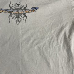 Vintage Got Sand? Distressed Thrashed White T Shirt Size Mens Large Beach Surf