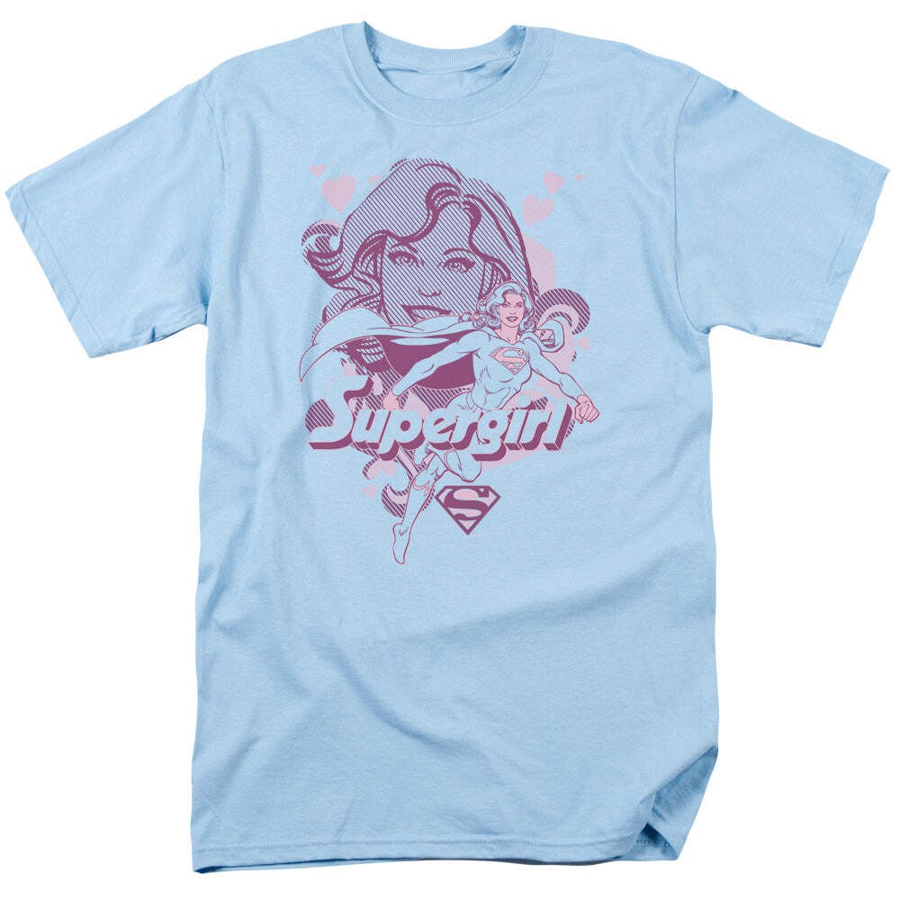 DC Supergirl Licensed Adult Unisex T-Shirt Regular Fit Tee SM-3X