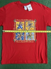 Vintage 90s Walmart Gingerbread Man Cookie Holiday Christmas Shirt Large New NWT