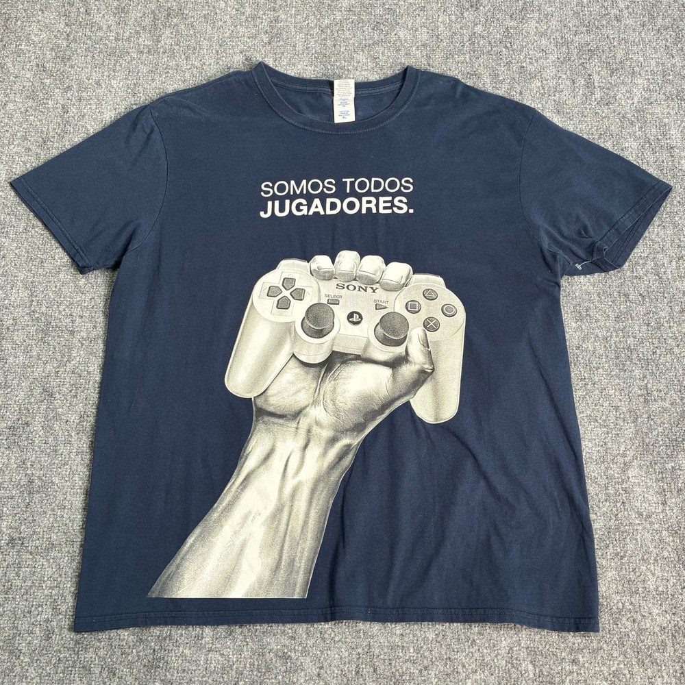 Vintage Sony PlayStation Somos Todos Jugadores Graphic T-Shirt