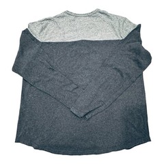 Lucky Brand Grey Label Henley Shirt Men’s 2-Tone Long Sleeve Casual Tee – XL
