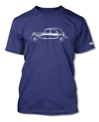 Citroen Traction Avant 11B 1934 – 1957 T-Shirt – Men – Side View – French Car