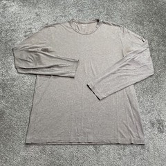 Bonobos Slim Fit T-Shirt Men Large Gray Long Sleeve Crew Neck Casual Outdoor Tee