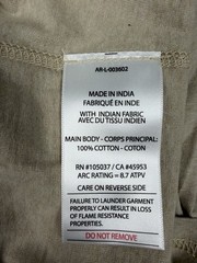Ariat FR Shirt Mens M Tan Henley Long Sleeve Work Flame Resistant CAT 2 NEW