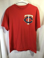 Minnesota Twins #22 Sano Red Large Cotton MLB Licensed T Shirt