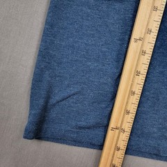 Apt 9 Shirt Mens Large L Short Sleeve V Neck Stretch Premier Flex Pullover Blue