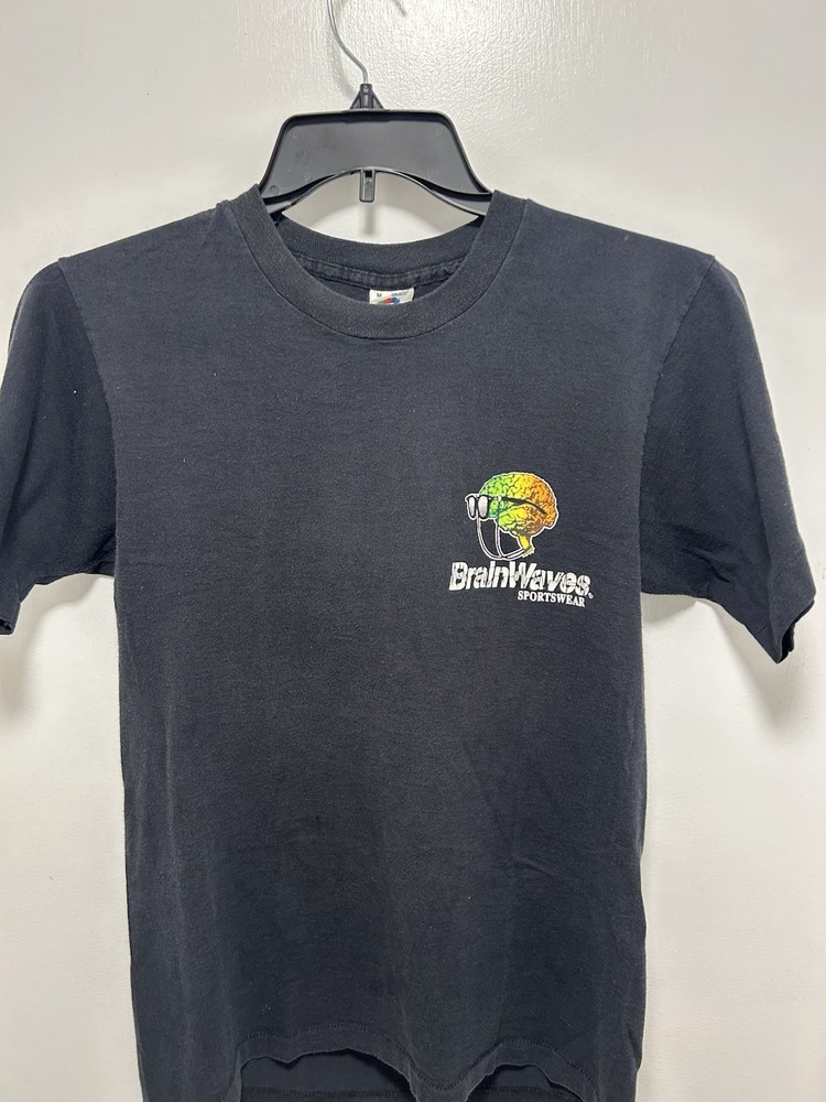 Vintage 1989 T-Shirt Bourbon St New Orleans Brainwaves Sportswear Medium