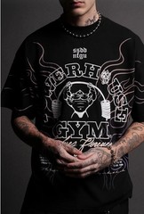Darc Sport Powerhouse Gym Wolves Forever premium tee Large