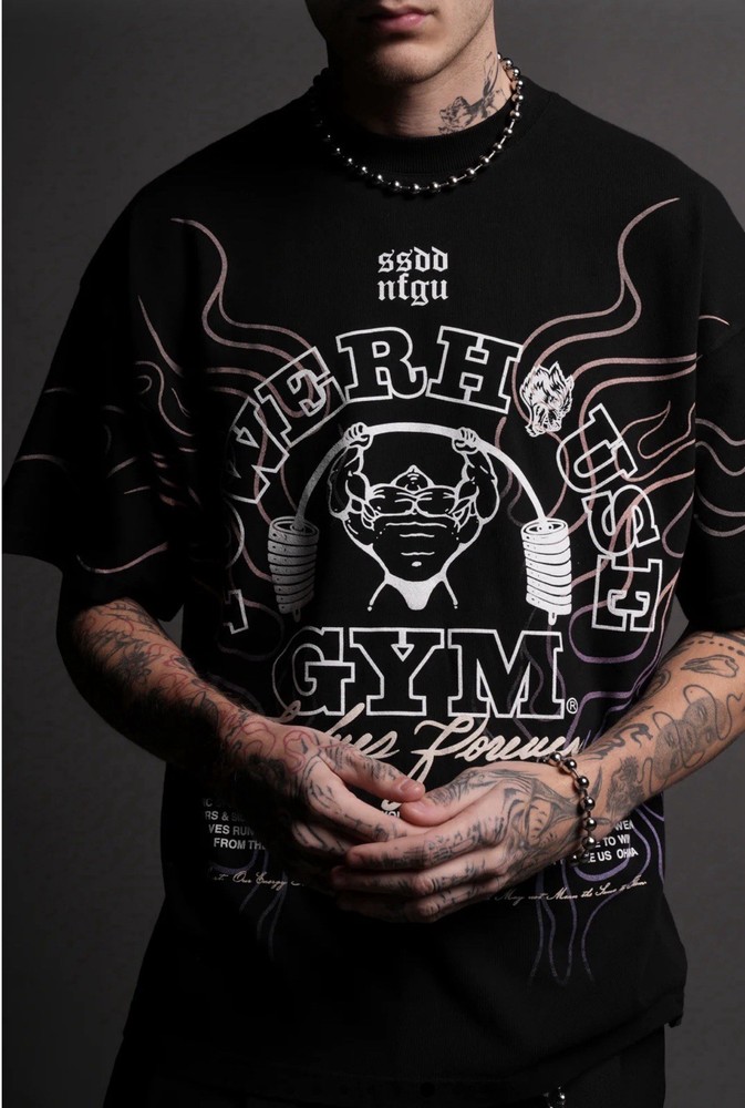 Darc Sport Powerhouse Gym Wolves Forever premium tee Large