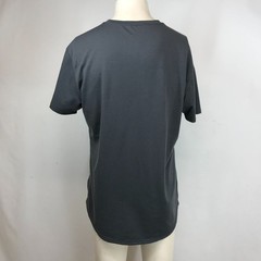 BYLT – MEN’S LARGE -GRAY DROP CUT SHORT SLEEVE V NECK BYLT BLEND T-SHIRT